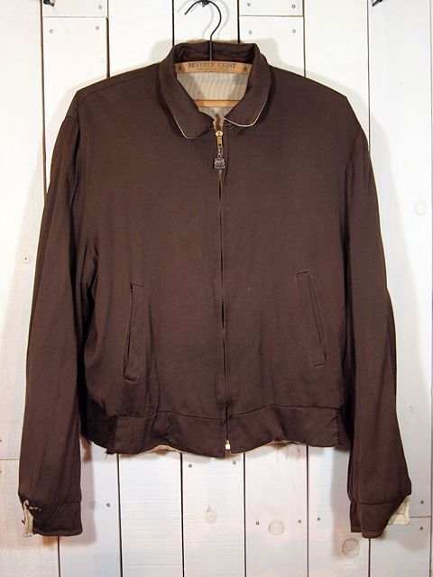 1950sリバーシブルギャバジャン - 古着屋HamburgCafe