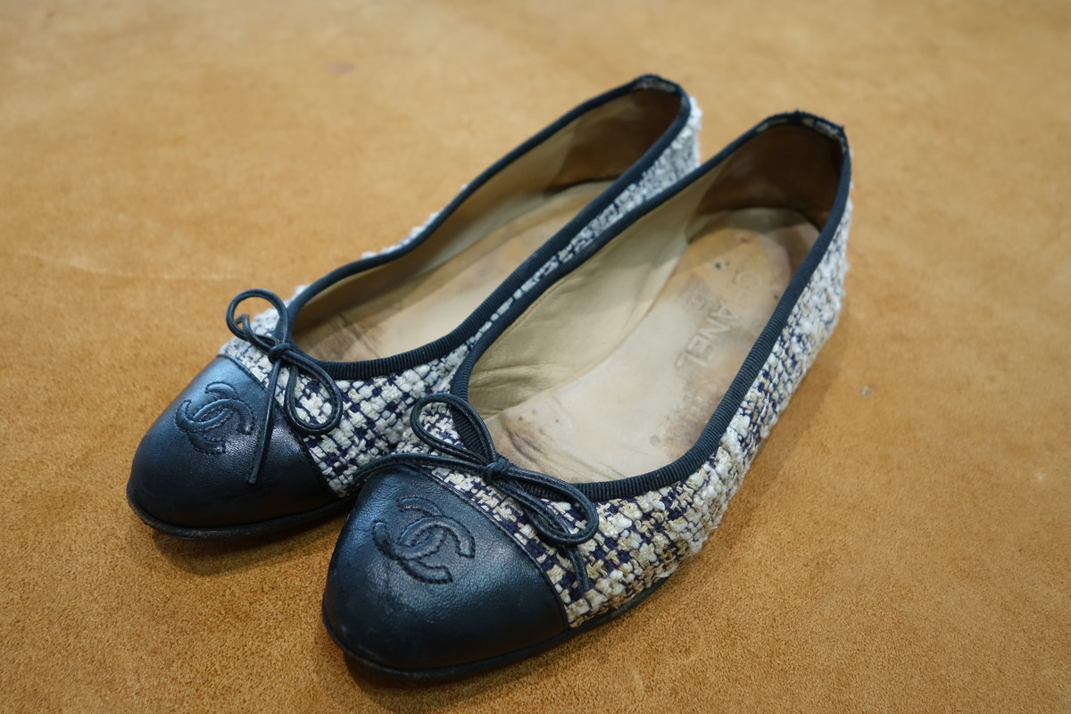 Hanakoya事例集 詳細：シャネルツイードバレリーナシューズ：CHANEL