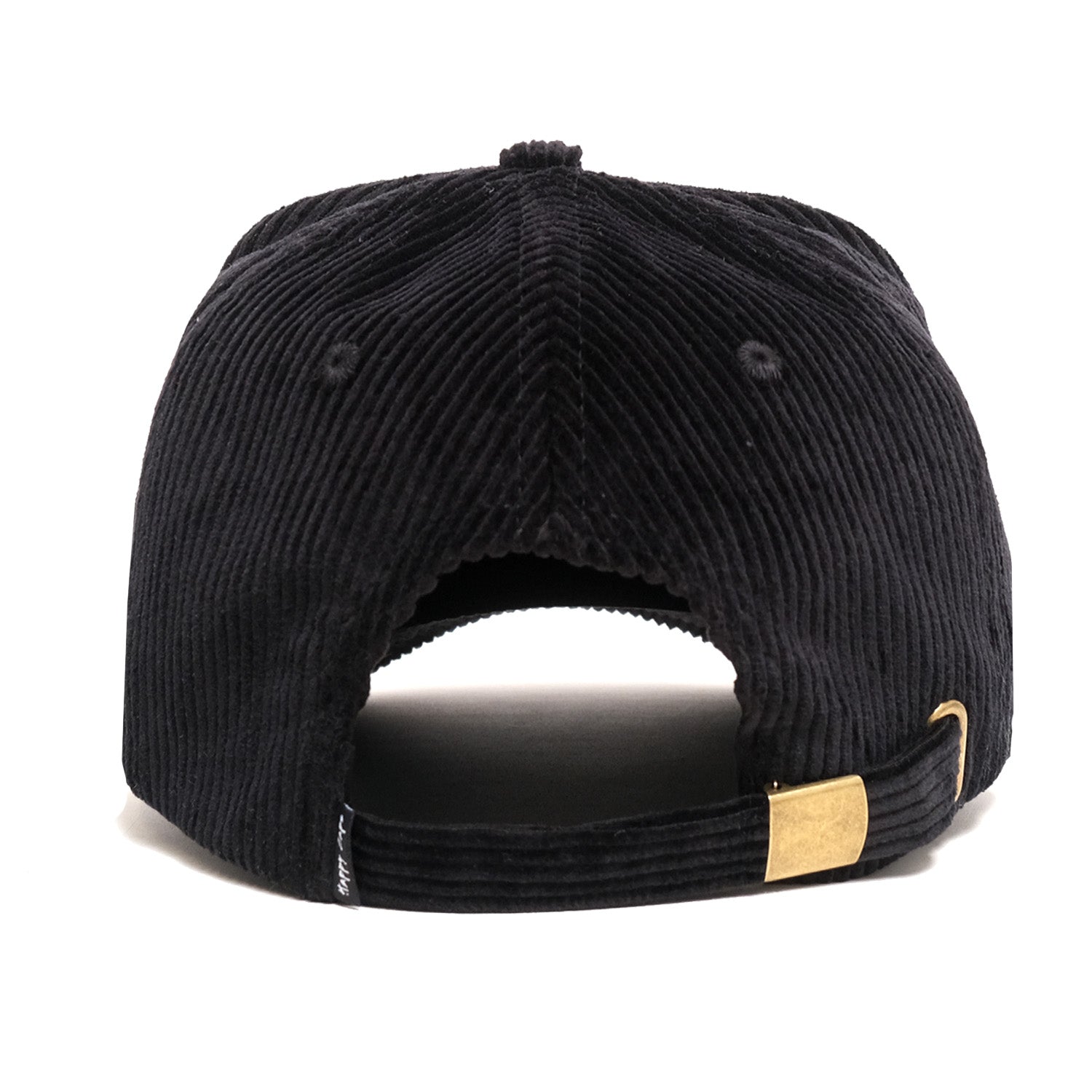 Corduroy Logo Cap - Black – Happy Caps