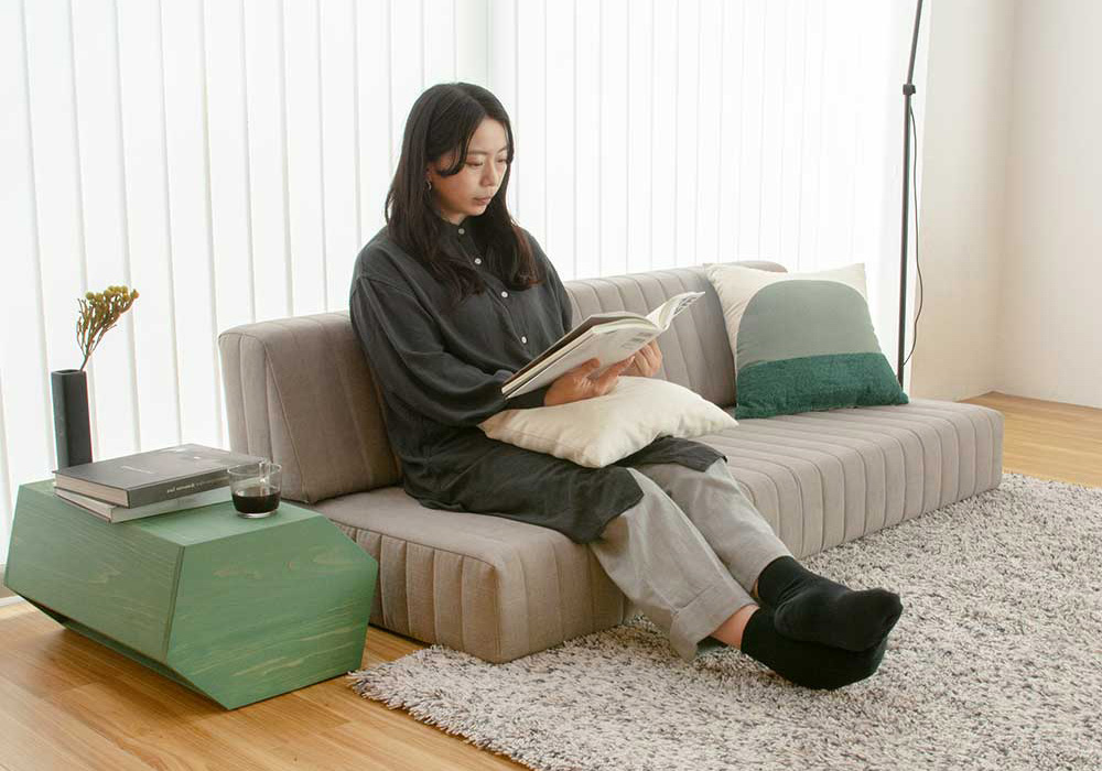 つみきソファコンパクト本体注文ページ｜ローソファ専門店HAREM