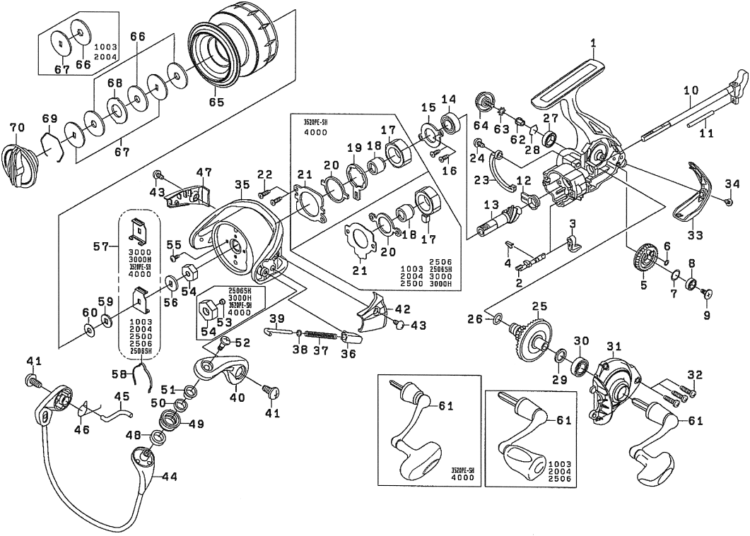 ダイワ純正お取り寄せパーツ：納期1ヶ月】12レガリス 2506 製品コード