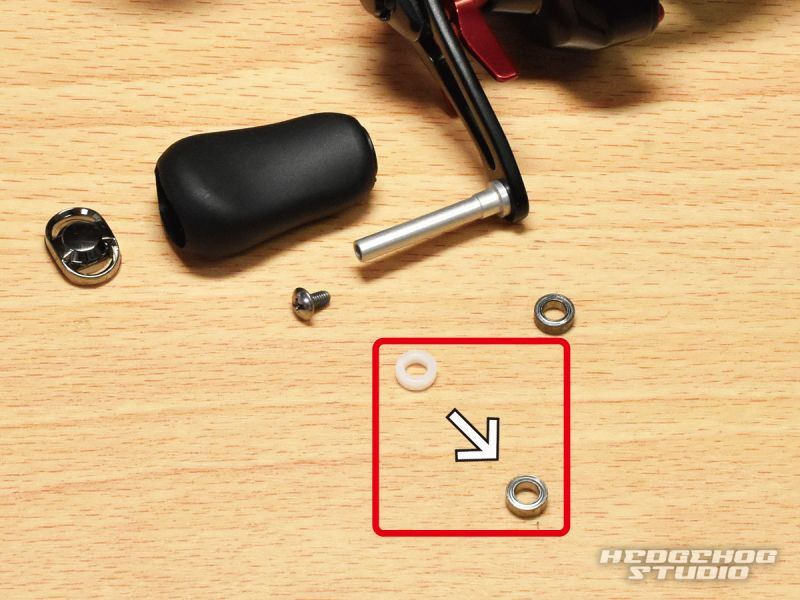 シマノ】17スコーピオンDC用 ハンドルノブベアリング（+2BB）