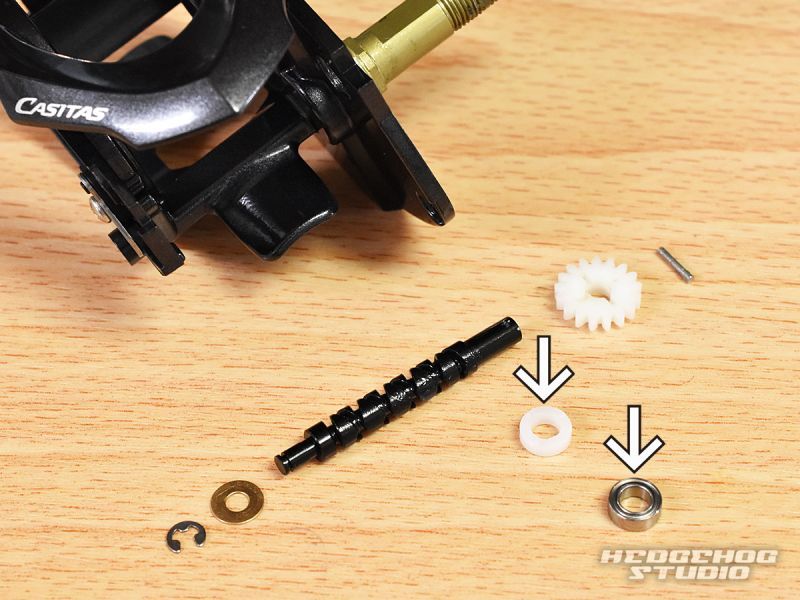 シマノ】16カシータス用 ウォームシャフトベアリング（+1BB）