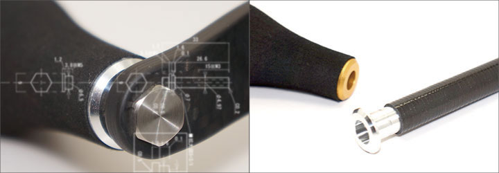 Studio Composite] Carbon Crank Handle for RC-SC EX plus Revo Big