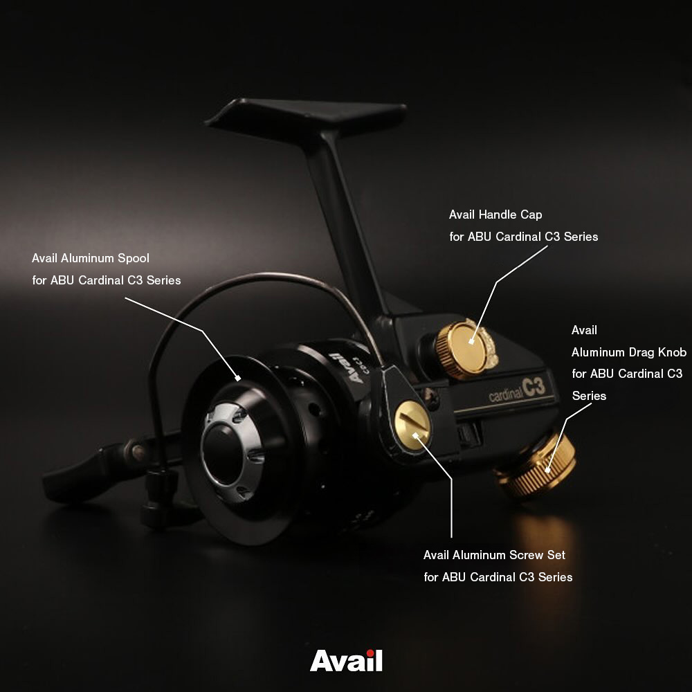 Avail] ABU Aluminum Screw Set for Cardinal C3 [SC-SET-CDC3-AL]