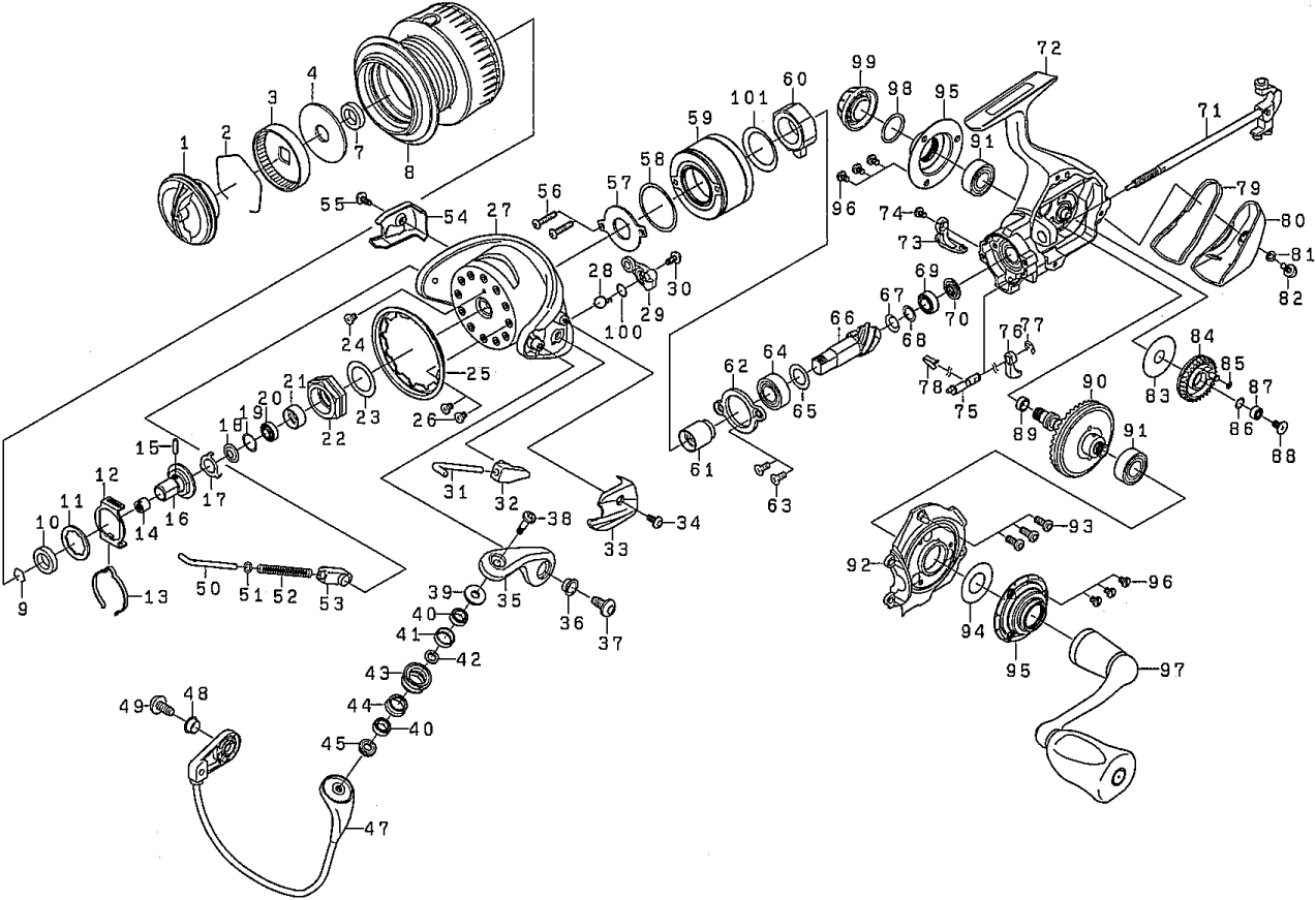 ダイワ純正お取り寄せパーツ：納期1ヶ月】16セルテート 2506H 製品