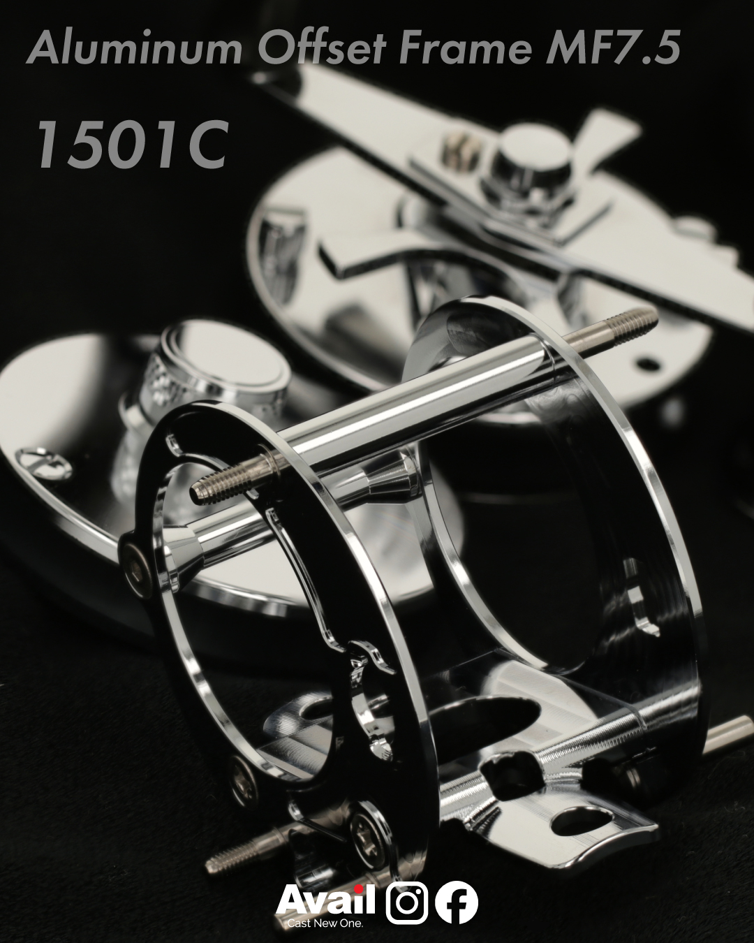 Avail/アベイル】ABU アルミオフセットフレーム MF7.5 アンバサダー