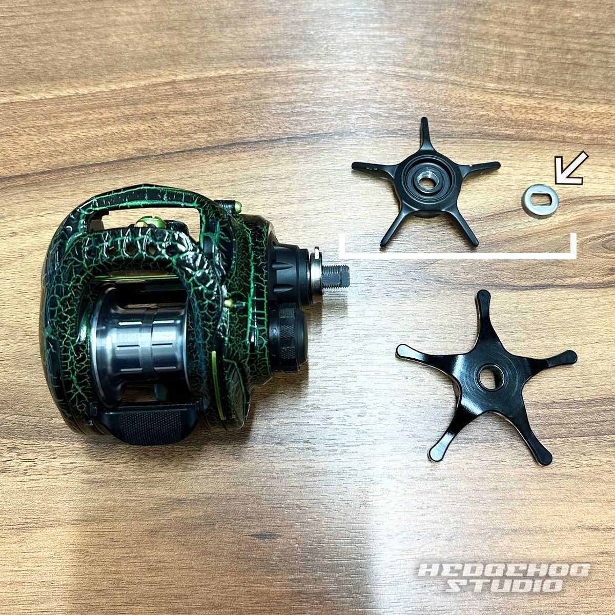 HEDGEHOG STUDIO] Long Arm Star Drag for DAIWA [SD-ZEL-DA] (ZPI