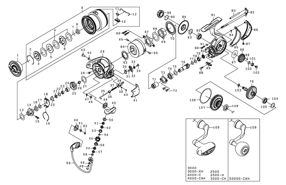 ダイワ純正お取り寄せパーツ：納期1ヶ月】24セルテート LT4000-C 製品