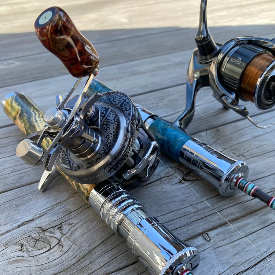 FHF】ウッド ハンドルノブ 楕円形 Sランク 上杢花梨単色瘤 F-18