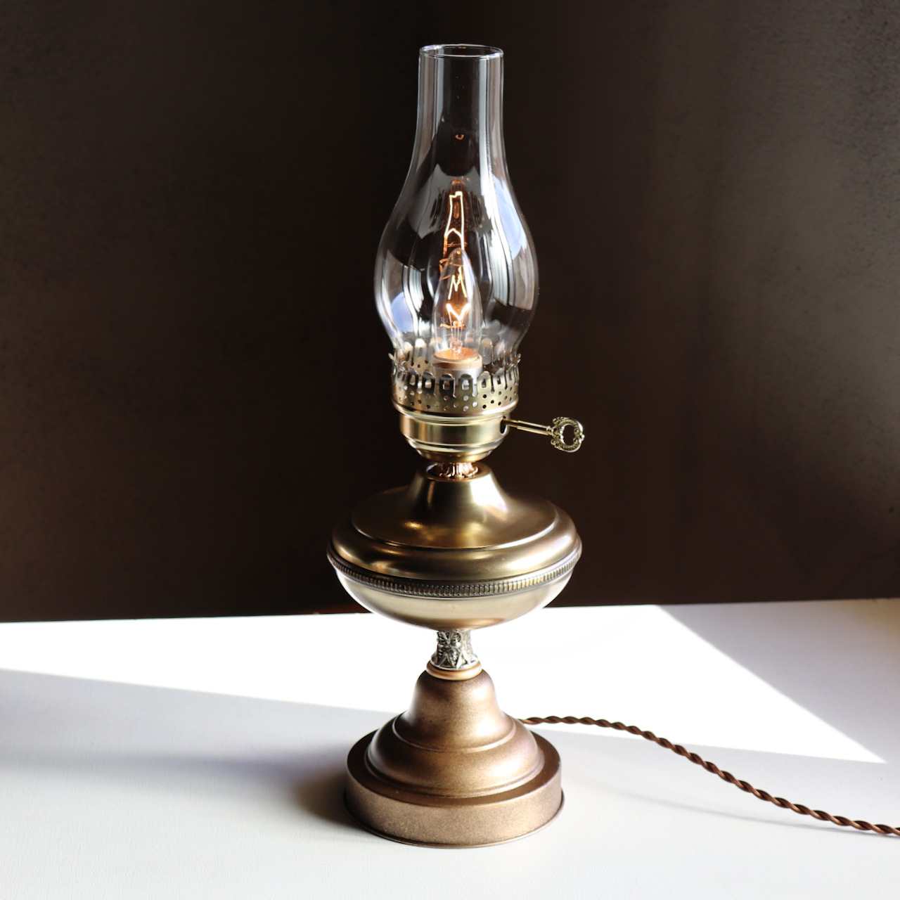 USAヴィンテージオイルランプスタイルテーブルライト卓上照明