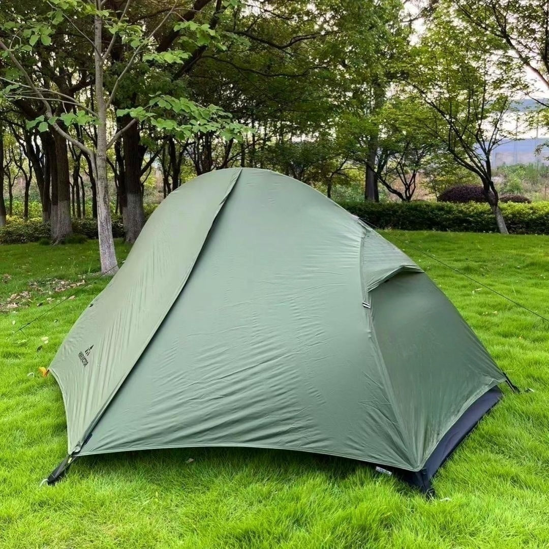 HikeVictor ダークグリーン超軽量 1 人プロフェッショナルキャンプ