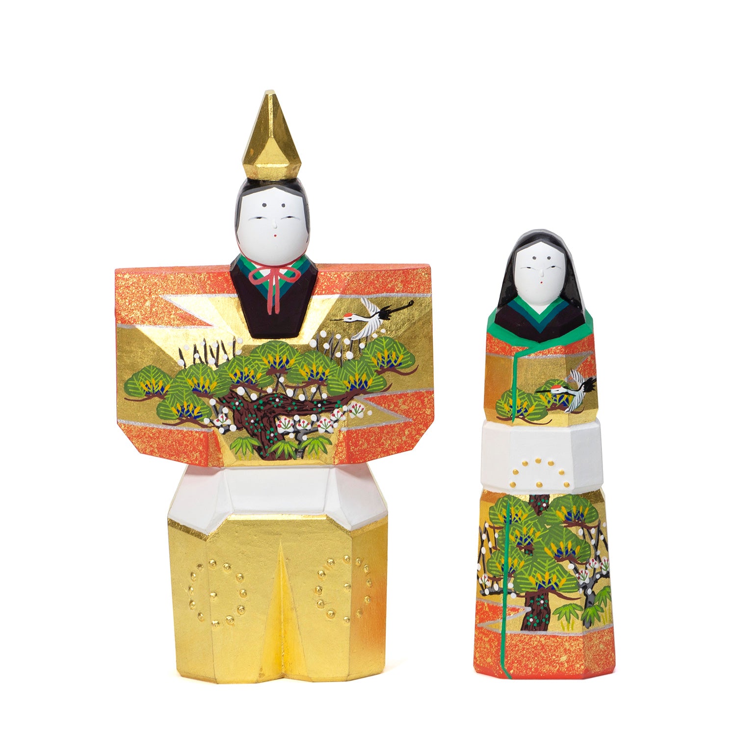 立雛（6号） 神泉作 – 奈良一刀彫 誠美堂