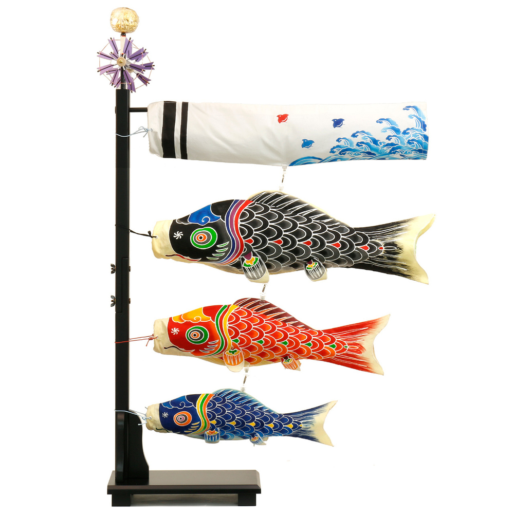 室内用鯉のぼり【C1311A】天勇 色鮮やかな手染め鯉 | 職人手作りの