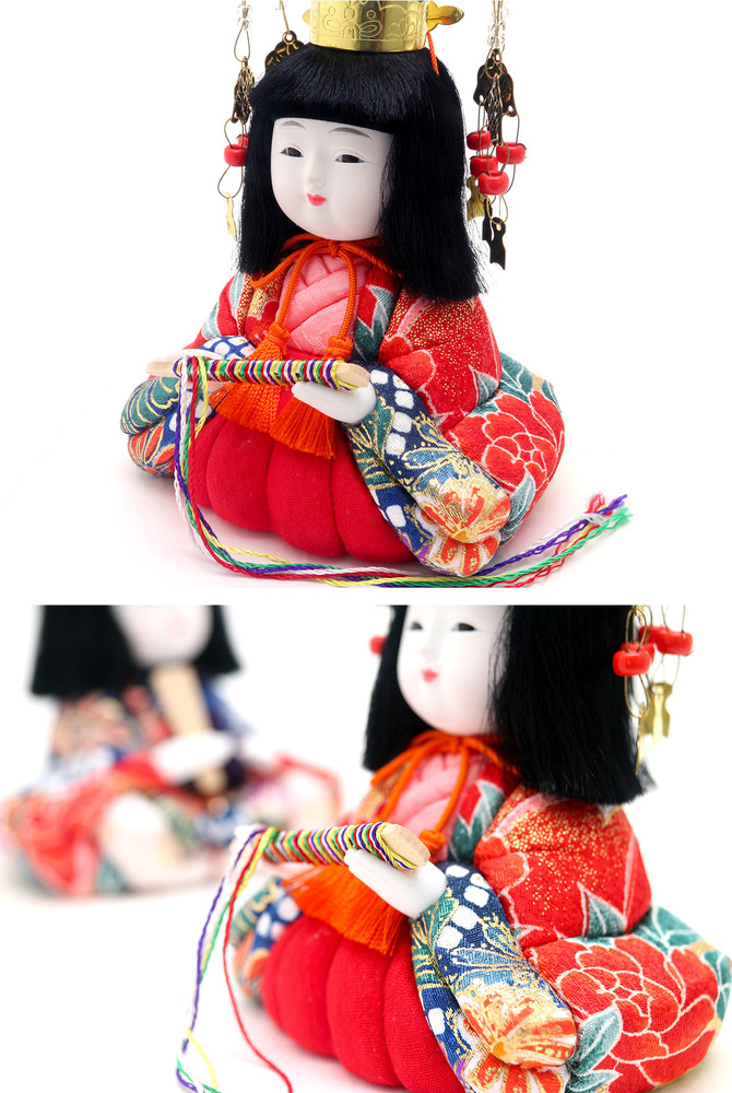 雛人形 木目込十五人ケース飾りセット【P88402】 かわいらしい十五人の
