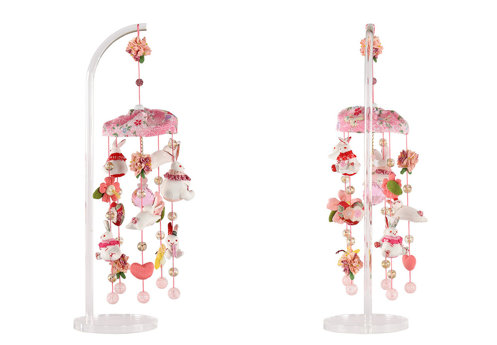 雛人形 吊るし飾りセット【P84608】 サンキャッチャーがキラキラ光る