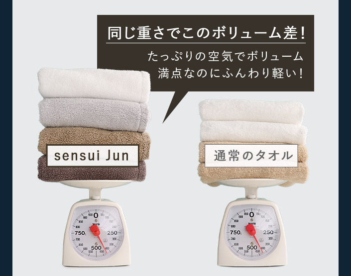 日本製 フェイスタオル sensui Jun センスイ ジュン【バスタオル