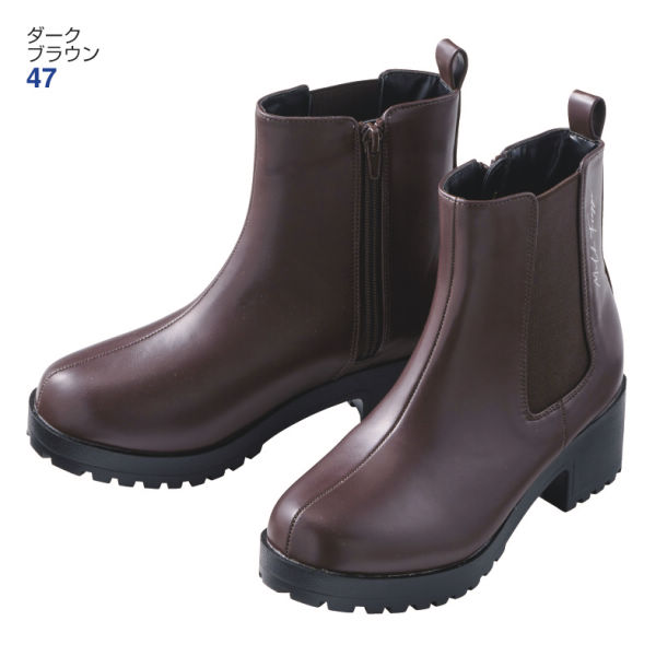 MiLK FRAPPE ガールズサイドゴアブーツ(ストーム付)【20.0～23.0cm