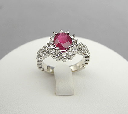 9754] ポンテヴェキオ ルビー リング ルビー1.04ct - 広田屋 ブランド