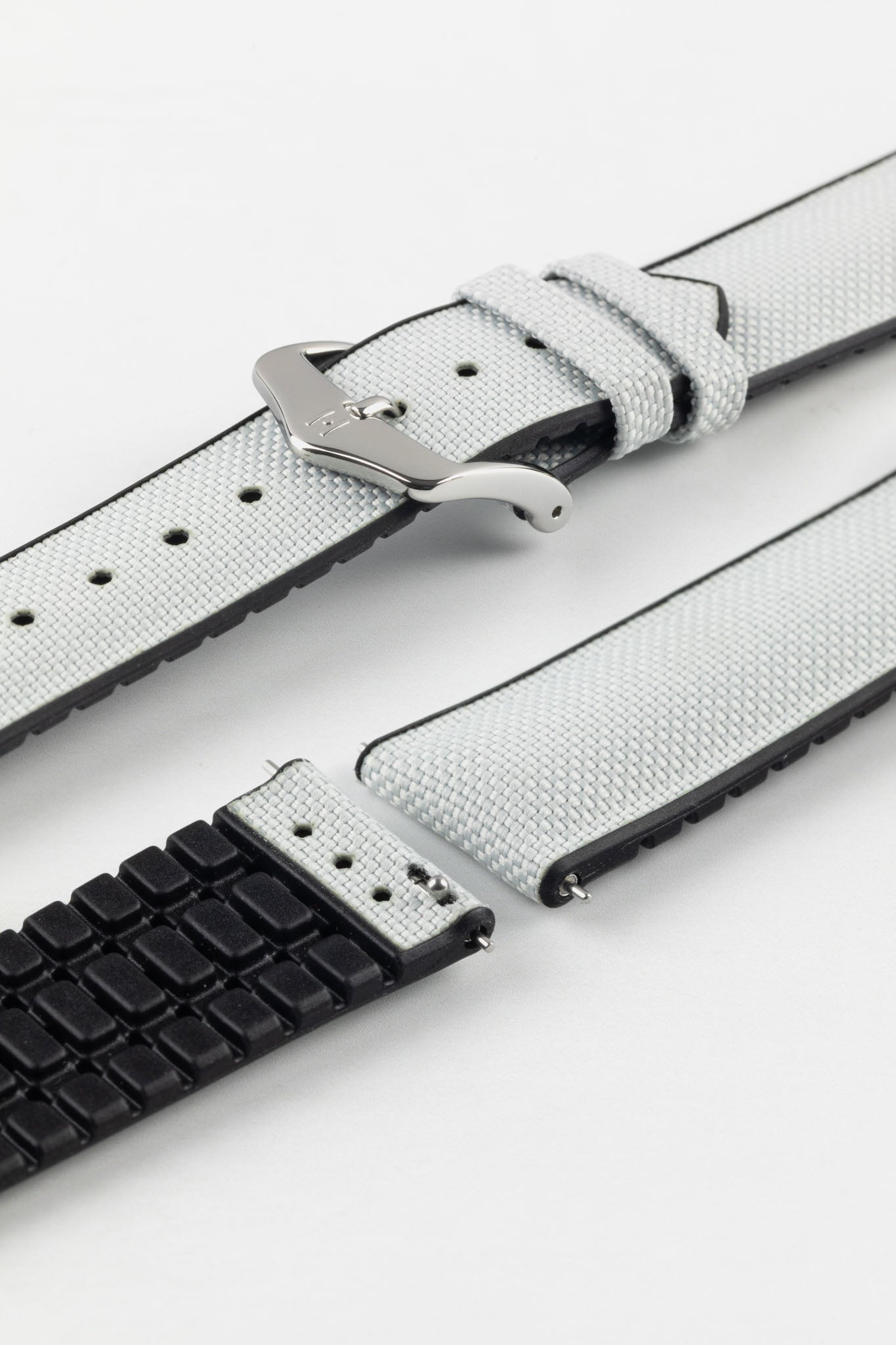 Hirsch ARNE SEAQUAL® Sailcloth Effect Watch Strap - GREY – HS by