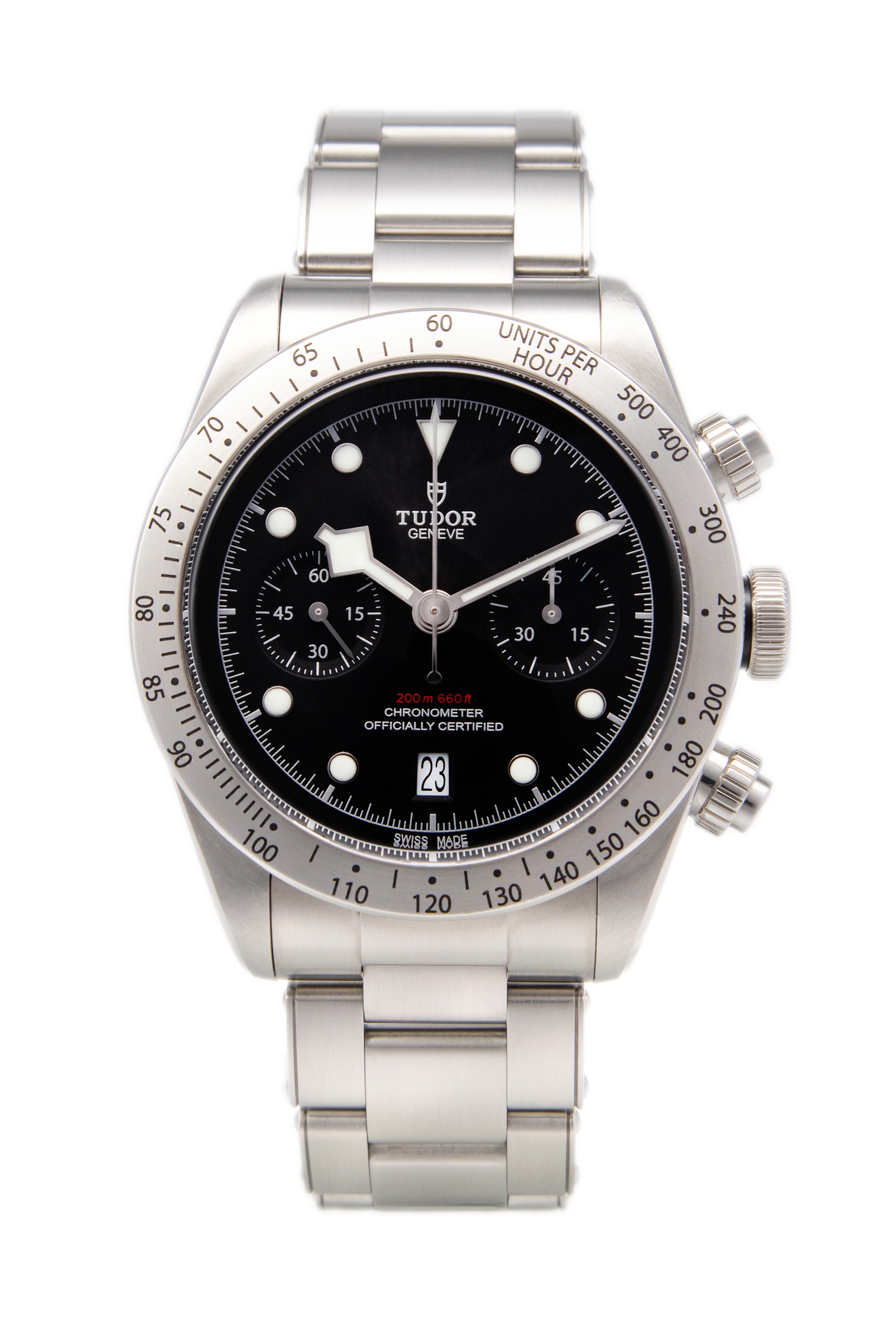 585-2825 - Pre-Owned Tudor Black Bay Chrono - 79350 – H.L. G