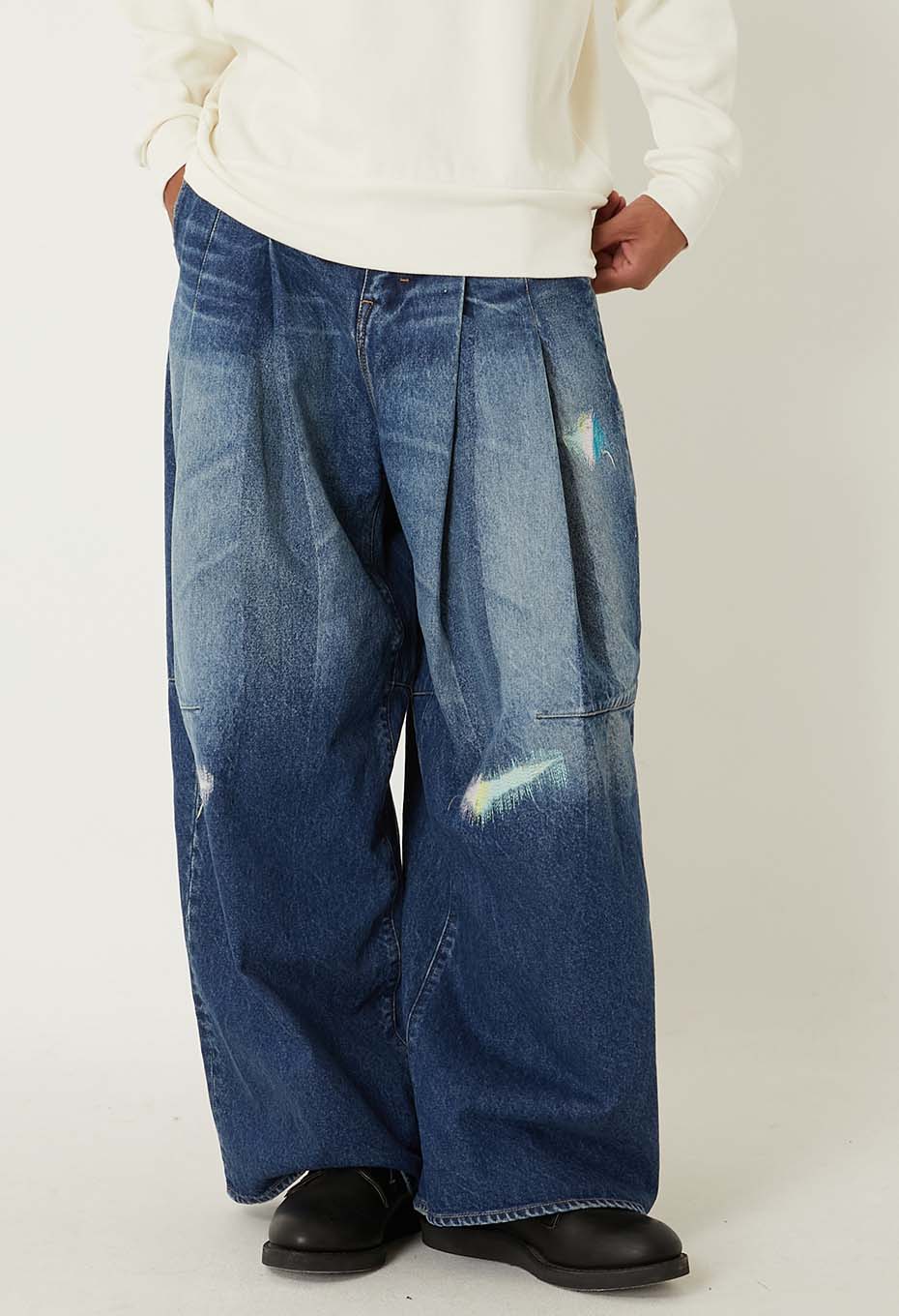 SHINYA KOZUKA /DAMAGED ORDINARY CITY バギーデニム | SHINYAKOZUKA