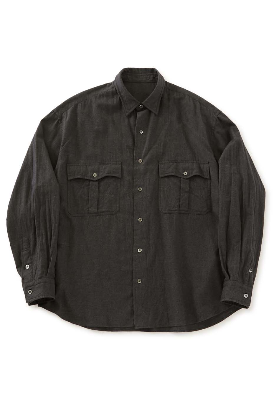 PORTER CLASSIC / Roll-up flannel shirt | PORTER CLASSIC