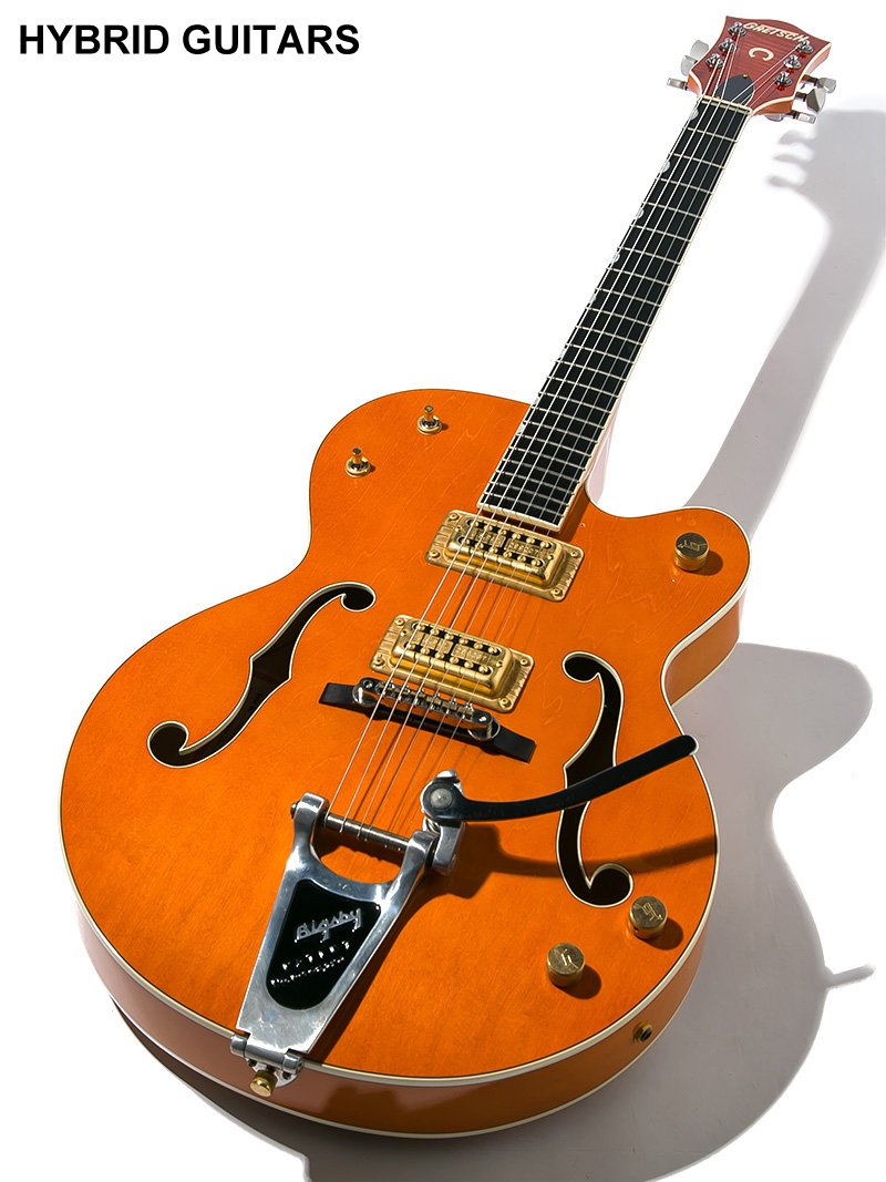 Gretsch 6120-60エレキギター オレンジ Fホール ハードケース付き