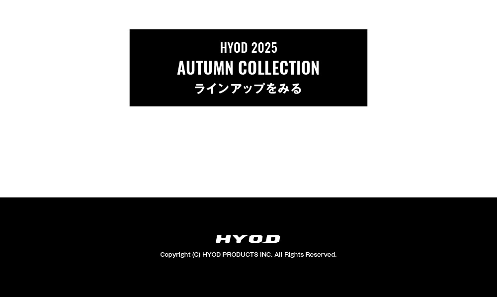テキスタイルジャケット | ラインアップ | HYOD PRODUCTSオフィシャル