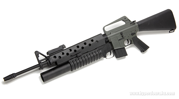 E&C 電動ガン M16A1 パーカライズ with M203 グレネードランチャー