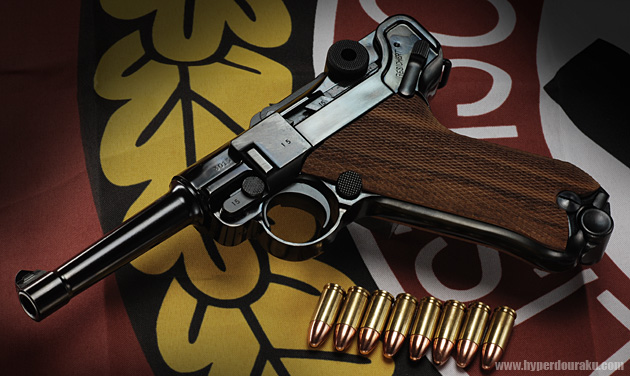 ルガーP08 4インチ スチールフィニッシュ タナカ ガスガン エアガン