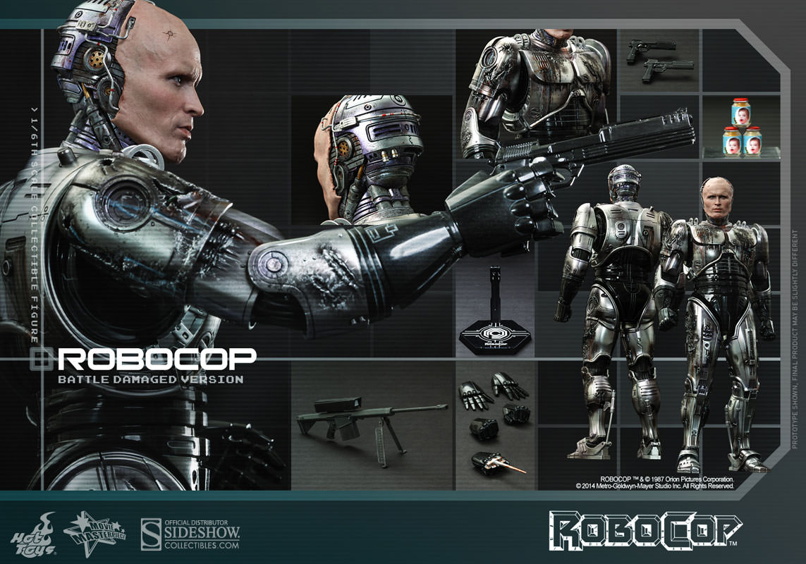 RoboCop Battle Damaged Version Sixth Scale Figure by Hot Toys 902286