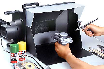 タミヤエアーブラシシステム スプレーワーク・ペインティングブース