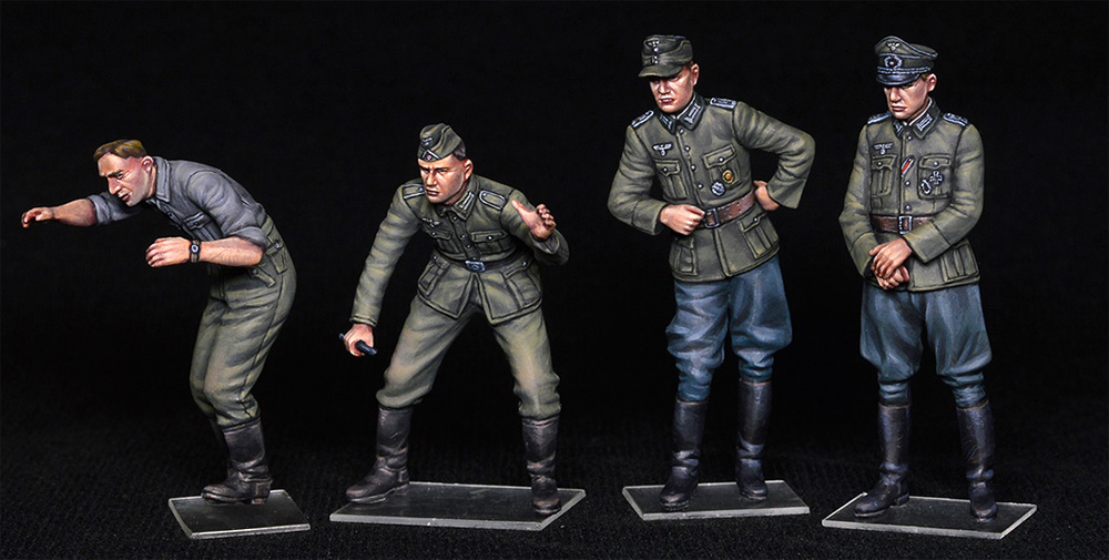 1/35 WW2 ミリタリーミニチュア ドイツ兵 ドライバー & 士官 MINI ART