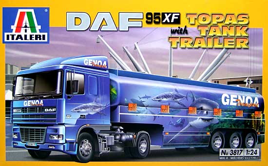 1/24 トラックシリーズ DAF 95XF & タンクトレーラーセット ITALERI
