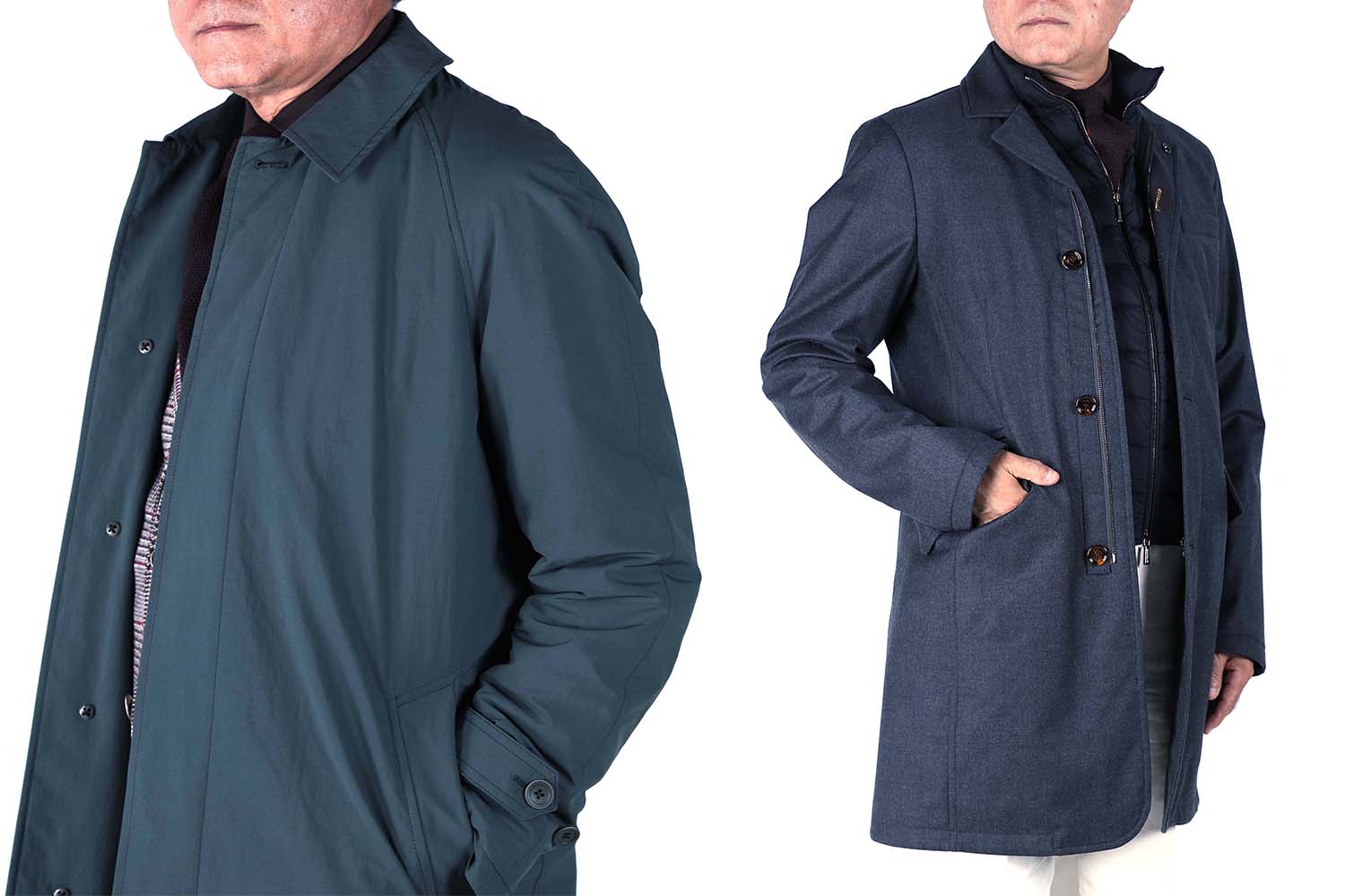 HERNO/ヘルノ＞＆＜MOORER/ムーレー＞、ビジネスアウターの2大巨頭に