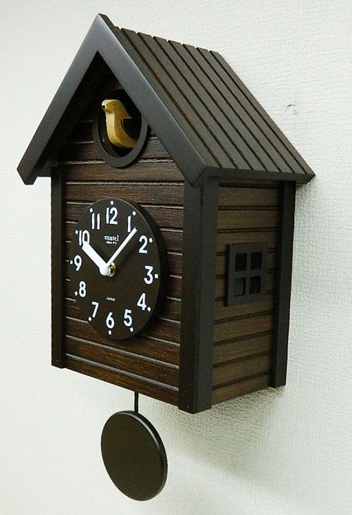 鳩時計レトロ さんてる 日本製 振り子はと時計 SQ04AN アンティーク