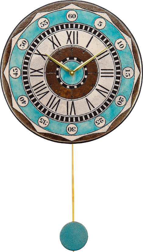 アントニオ・ザッカレラ陶器振り子時計ZC135-004/時計 掛け時計