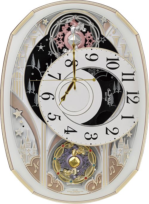 文字盤が360度回転します！からくり時計スモールワールド ノエルS