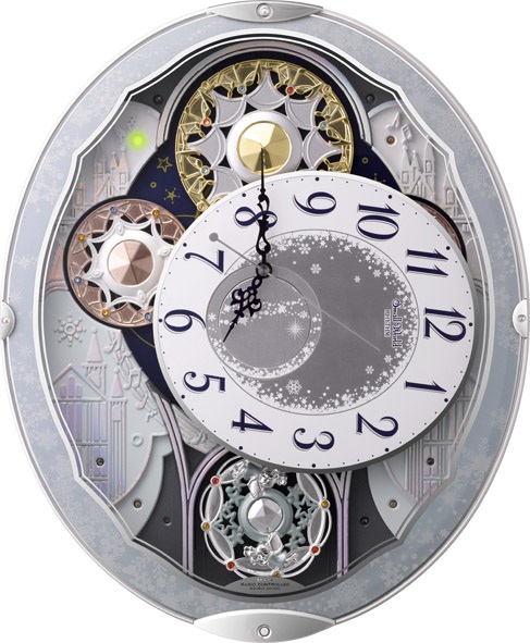 毎正時に文字盤がメロディに合わせて回転します！からくり時計スモール