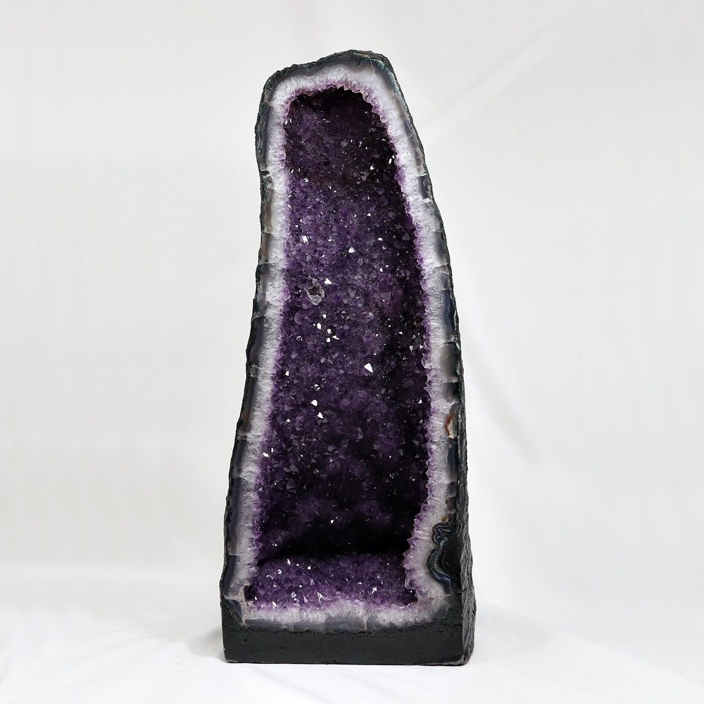 特別価格]ブラジル産アメジストドーム（全長56cm） - 埼玉県吉川市の