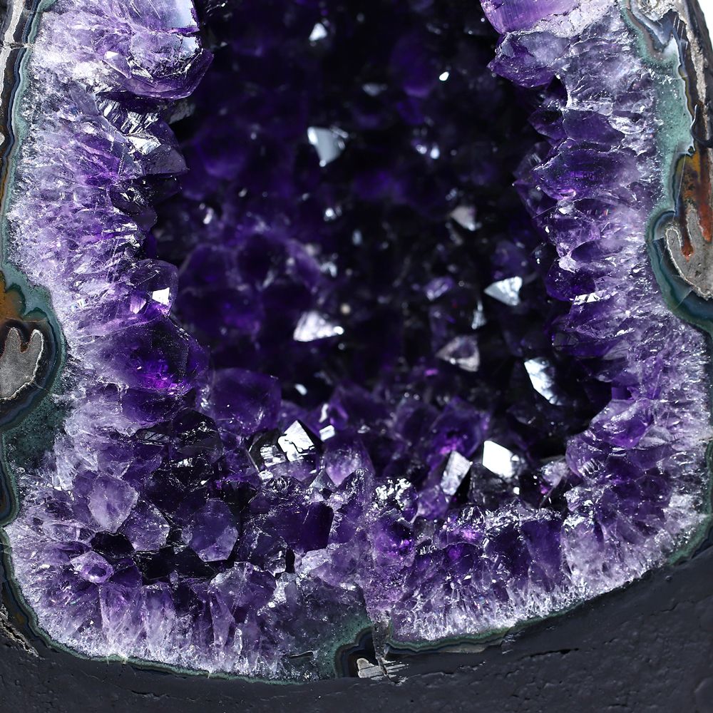 高品質]ブラジル産アメジストドーム（高さ約22.8cm） - 埼玉県吉川市の