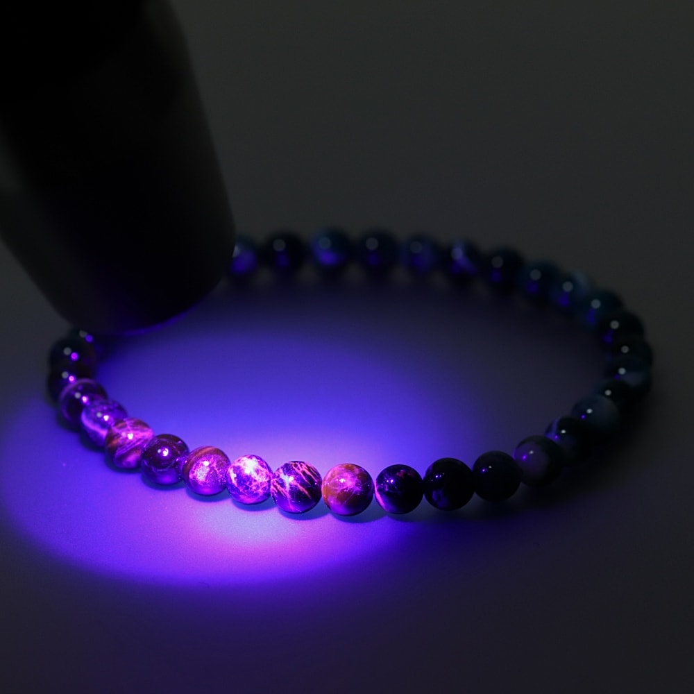 高品質++]アフガニスタン産アフガナイトブレスレット（約5mm玉