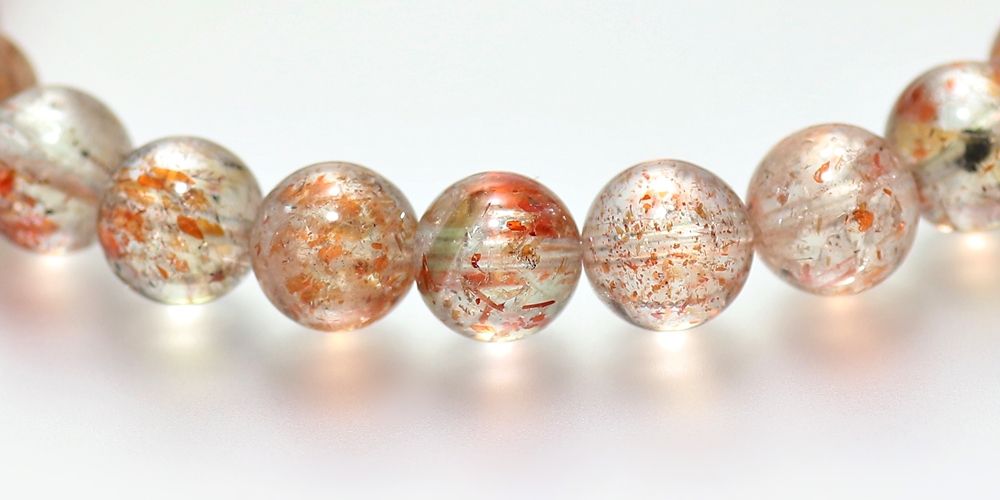 高品質++]アルーシャサンストーンブレスレット（約7mm玉） - 埼玉県