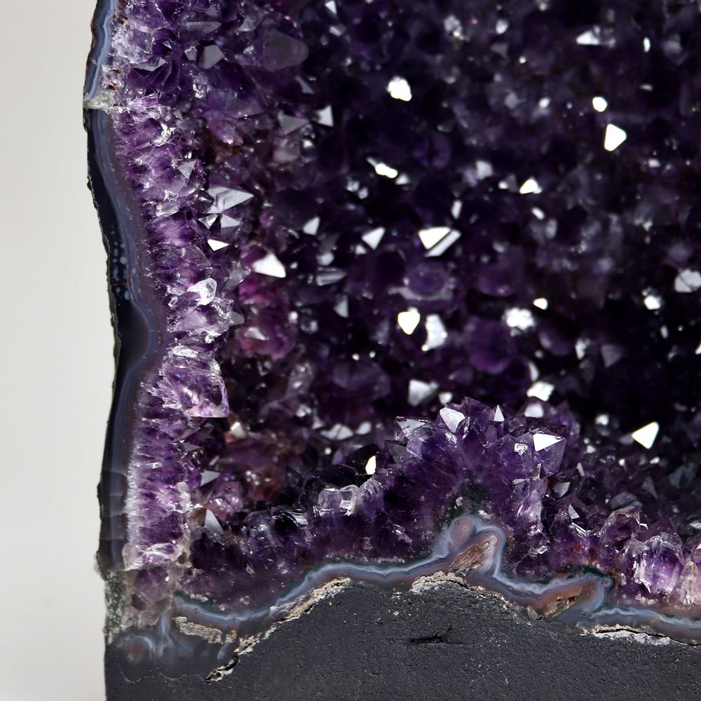 高品質]ブラジル産アメジストドーム（高さ約24.5cm） - 埼玉県吉川市の