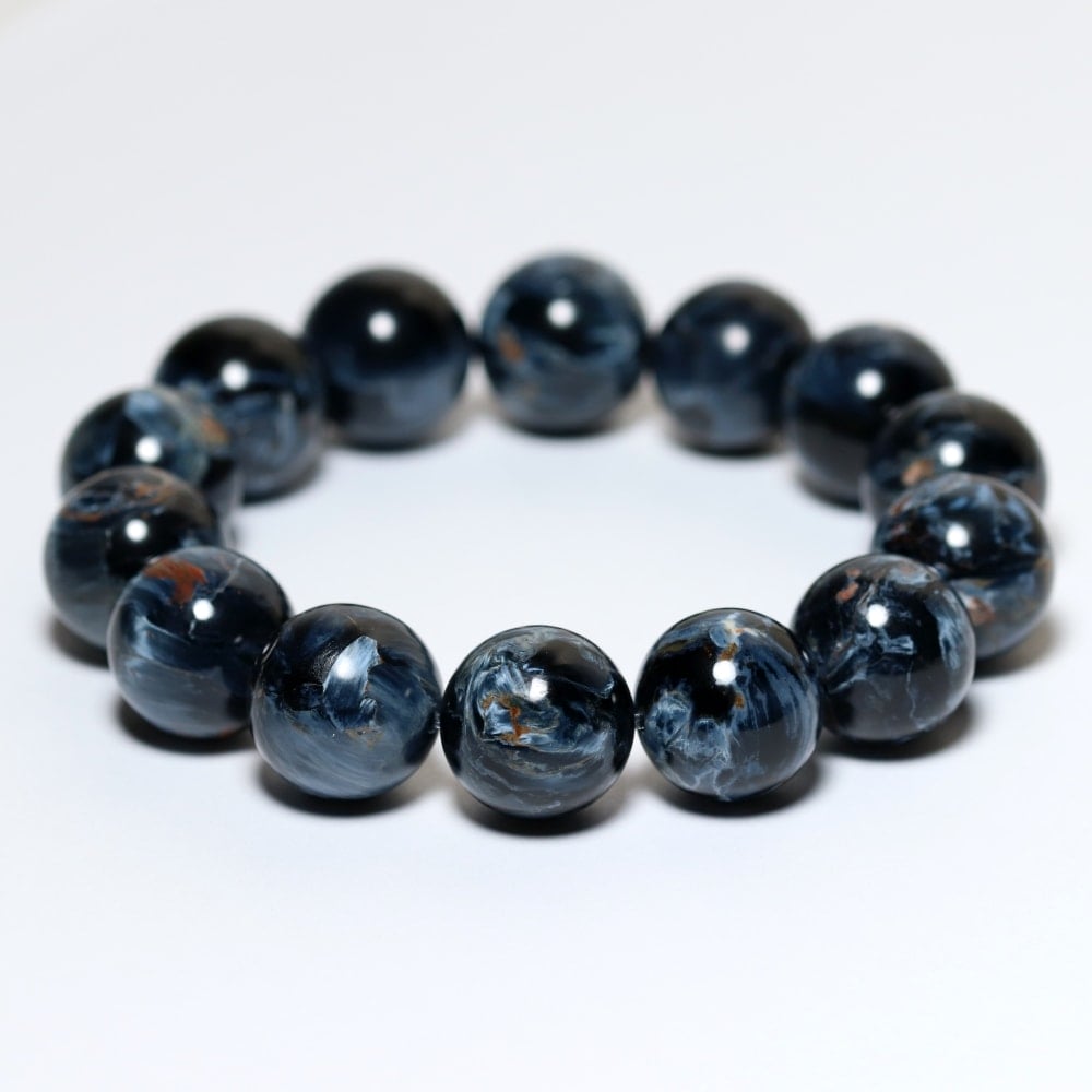 高品質++]ブルーピーターサイトブレスレット（約15mm玉） - 埼玉県吉川