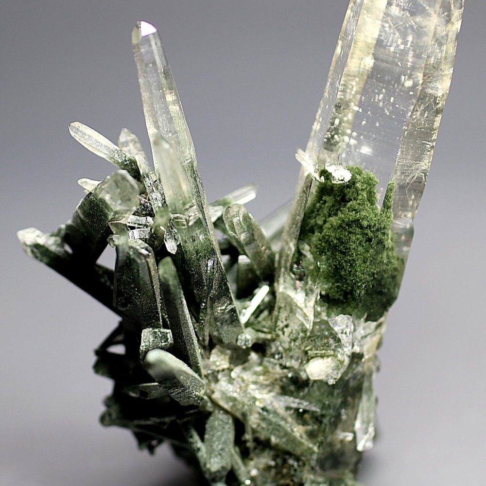 ガネッシュヒマール/ラパ産]ヒマラヤ水晶クラスター/原石（全長93.5mm