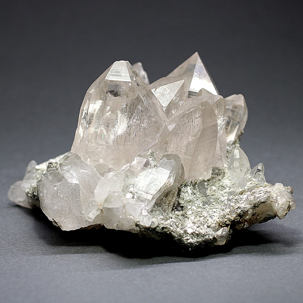 ガネッシュヒマール/リー産]ヒマラヤ水晶クラスター/原石（全長110.6mm