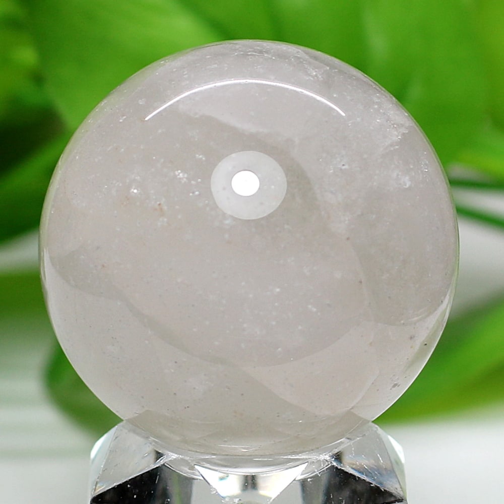 特別価格]インド/マニハール産ヒマラヤ水晶丸玉/ホワイトクォーツ