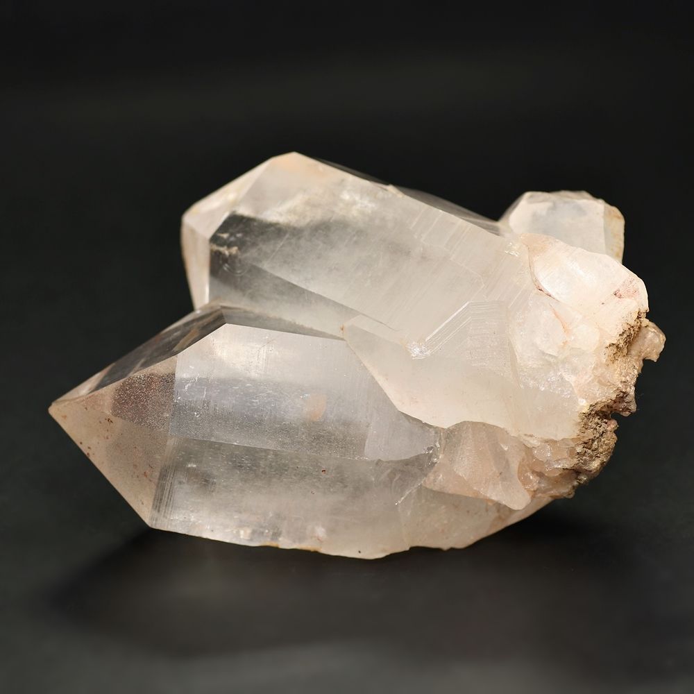 高品質]インド/マニカラン産ヒマラヤ水晶クラスター/原石580g（天然